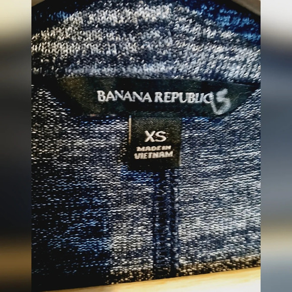 💚5/$25 Banana Republic Charcoal Gray Waterfall Open Front Duster Cardigan - Picture 6 of 7